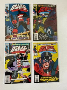 U.S.Agent Set #1-4 (1st Series) 8.0 VF #1 is 6.0 (1993)