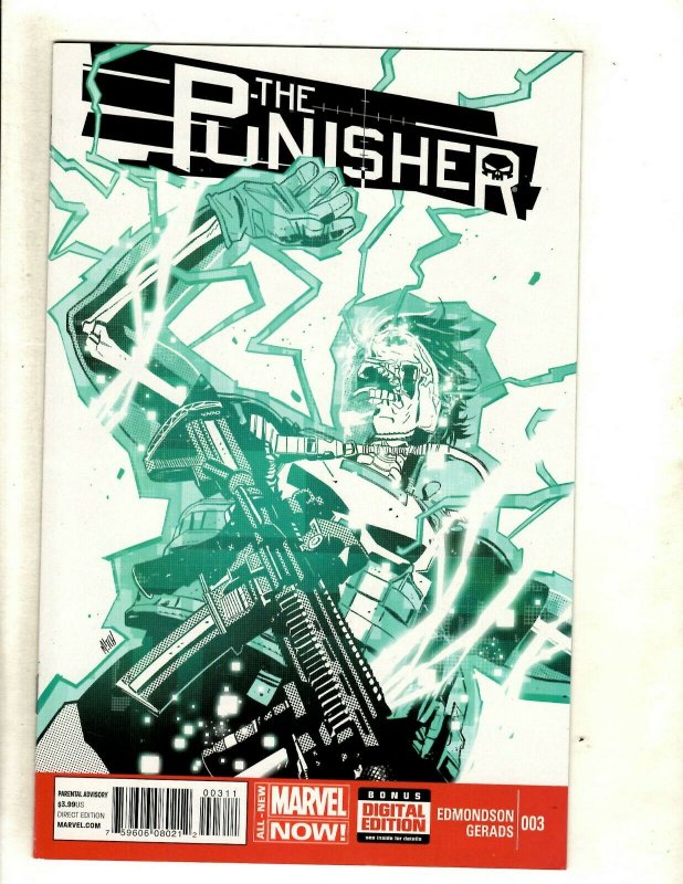 Lot Of 10 Punisher Marvel Comic Books # 1 2 3 4 5 6 7 8 9 10 Edmondson RP6