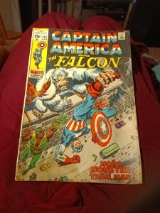 Captain America #135 Marvel 1st Falcon co-star issue, Nick Fury 1961 Bronze Age