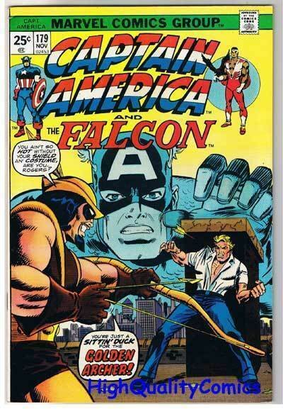 CAPTAIN AMERICA #179, FN+, Golden Archer, Buscema, 1968, more  CA in store