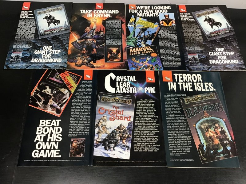 7PC IRON MAN LOT (9.0) #226-232!! 1987