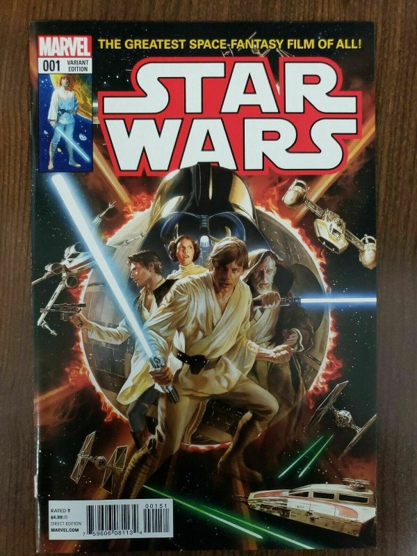  STAR WARS DARTH VADER #001 1:50 ALEX ROSS VARIANT NM. 