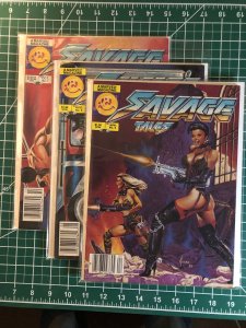 Savage Tales #4, 6, 7(1986) Joe Jusko cover art #4, 7