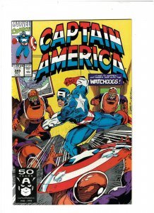 Captain America #385 Marvel Comics 1991 vs. Watchdogs VF+ 8.5