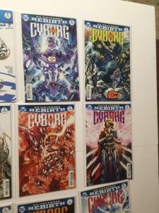 Cyborg Rebirth Variant Set 1 1 2 3 4 5 6 7 8 Nm Near Mint IK