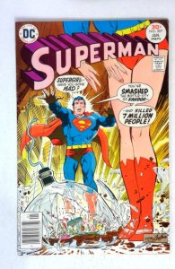 Superman #307 Supergirl crisis DC (1977) FN