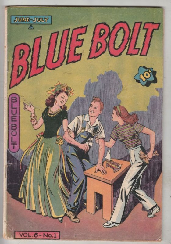 Blue Bolt #1 (Jan-45) VG/FN Mid-Grade Dick Cole, Blue Bolt The American