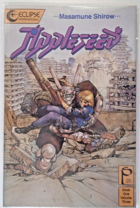 *Appleseed (1988 Eclipse) v1 #1-3, v2 #1-3  (6 books) Masumune Shirow 