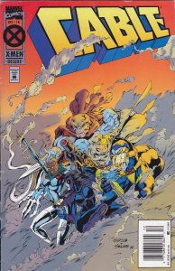 Cable #18 Deluxe (Newsstand) GD ; Marvel | low grade comic Jeph Loeb