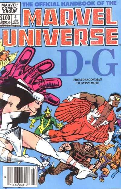 Official Handbook of the Marvel Universe (1983 series) #4, VF (Stock photo)