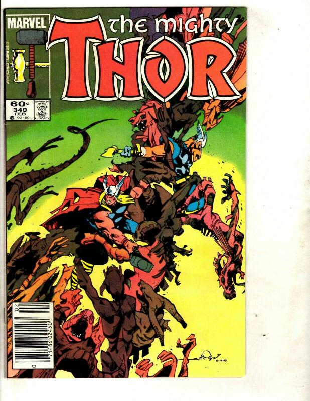 10 Thor Marvel Comics # 340 341 342 343 345 346 347 348 349 350 Spider-Man DS3