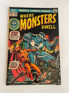 Where Monsters Dwell # 20 VF- Marvel Comic Book Horror Fear Suspense 11 LI8