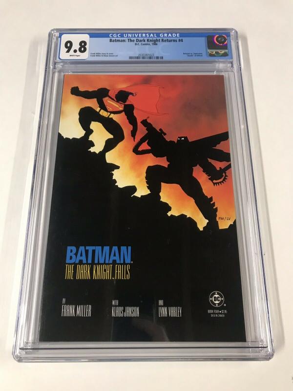 Batman The Dark Knight Returns 4 Cgc 9.8 White Pages 1st Print  2030336023