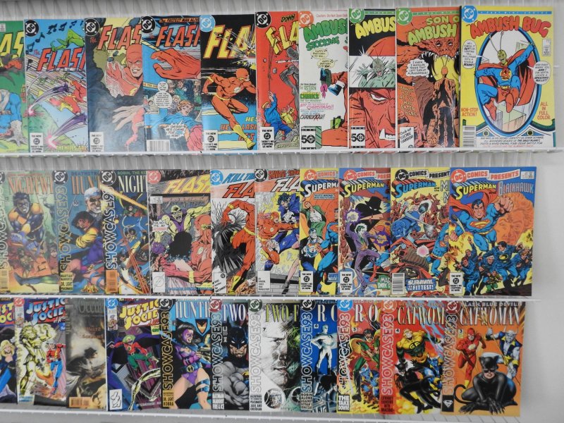 Huge Lot of 200+ Comics W/ Flash, Superman, Lobo +More! Avg. FN+ Condition!