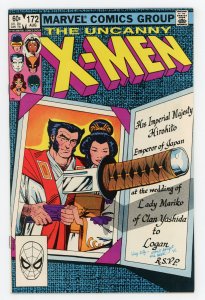 Uncanny X-Men #172 Chris Claremont Silver Samurai NM-