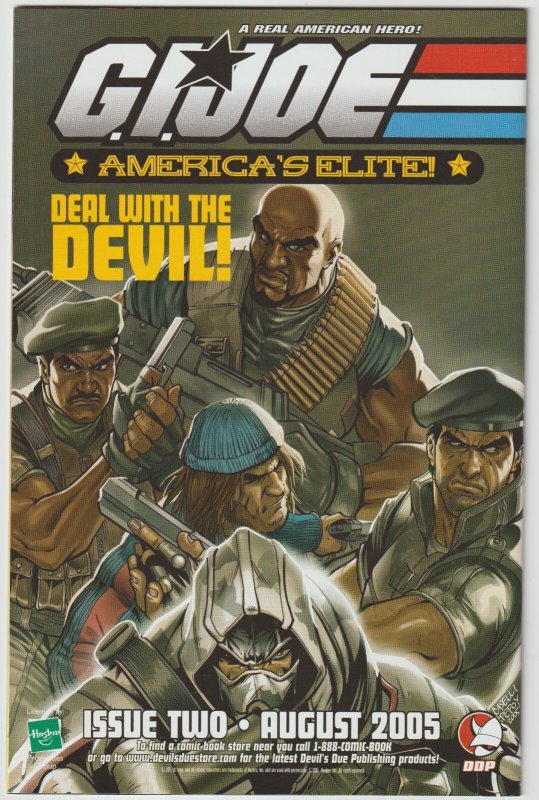 G.I. Joe: America's Elite #1 (Jul 2005, Devil's Due Publishing), NM (9.4), cvr A
