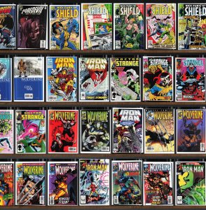 Huge Lot 140+ Comics with Wolverine, Iron Man, Incredible Hulk & More!