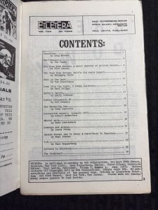 1973 ETCETERA 44pg Fanzine #3 VG+ 4.5 Dracula Cover / Moench Monsters Unleashed