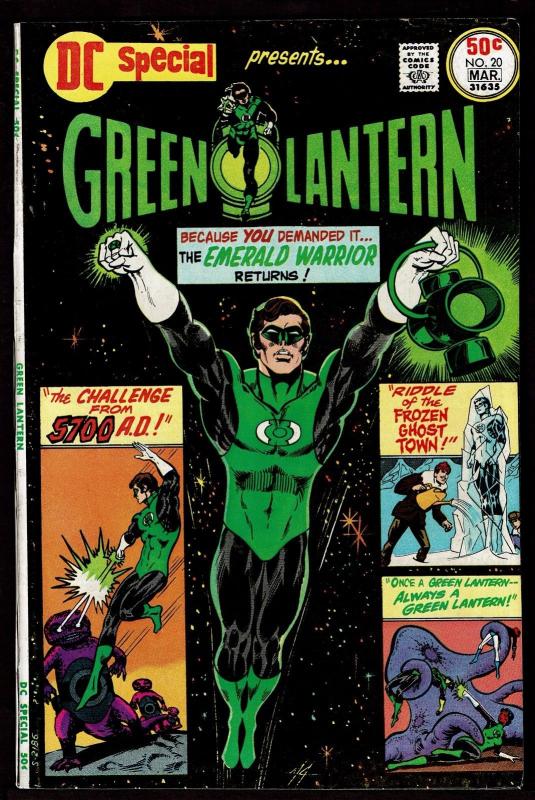 DC Special #20 (Mar 1976, DC) Green Lantern FN/VF