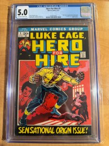 Hero for Hire #1 (1972) CGC 5.0