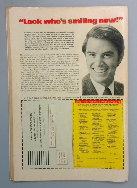 Tomb of Darkness #4, VG Marvel, 1973 SN1