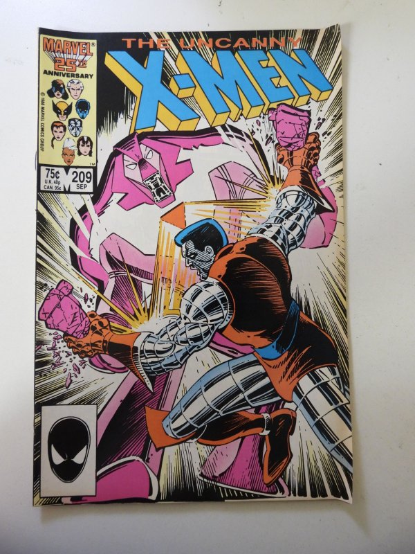 The Uncanny X-Men #209 (1986) FN- Condition