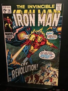 Iron Man #29 (1970) mid high grade south American revolution key FN/VF Wow!