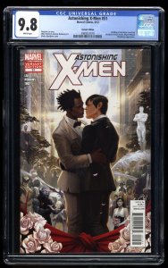 Astonishing X-Men #51 CGC NM/M 9.8 1:25 Djurdjevic Variant Wedding Northstar!