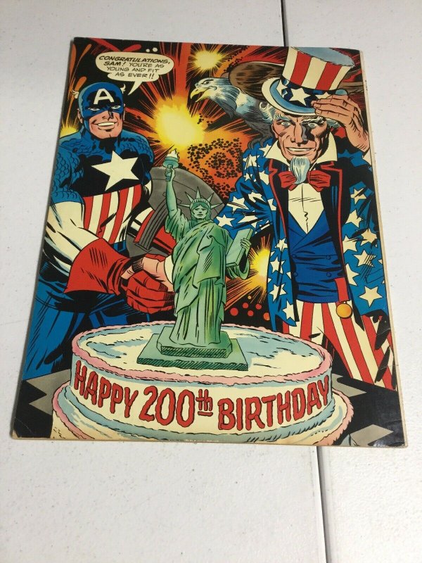 Captain America’s Bicentennial Battles Fn- Fine- 5.5 Marvel Treasury Special