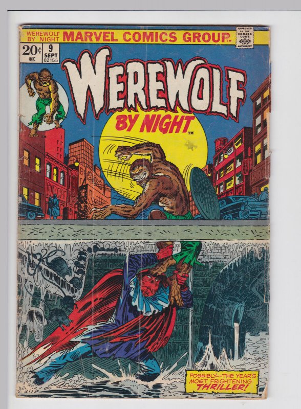 Werewolf by Night #9 (Sep 1973) 2.0 GD Marvel Horror - Mark Jewelers