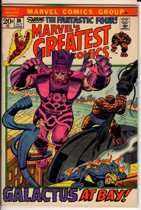 Marvel's Greatest Comics #36 (1972) 7.5 VF-