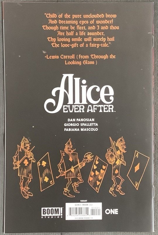 Alice Ever After #1 Cover B Frison (2022, Boom! Studios) NM/MT