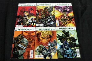 MARVEL AVENGERS 2 1-6 6pc SET (9.2)