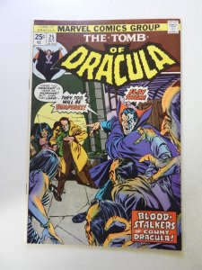 Tomb of Dracula #25 (1974) VF condition MVS intact stamp back cover