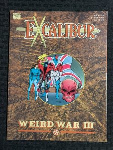 1990 EXCALIBUR WEIRD WAR III 1st Print Marvel Graphic Novel FVF 7.0 Tom Morgan