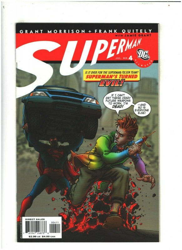 All Star Superman #4 NM- 9.2 DC Comics 2006 Grant Morrison & Frank Quitely 