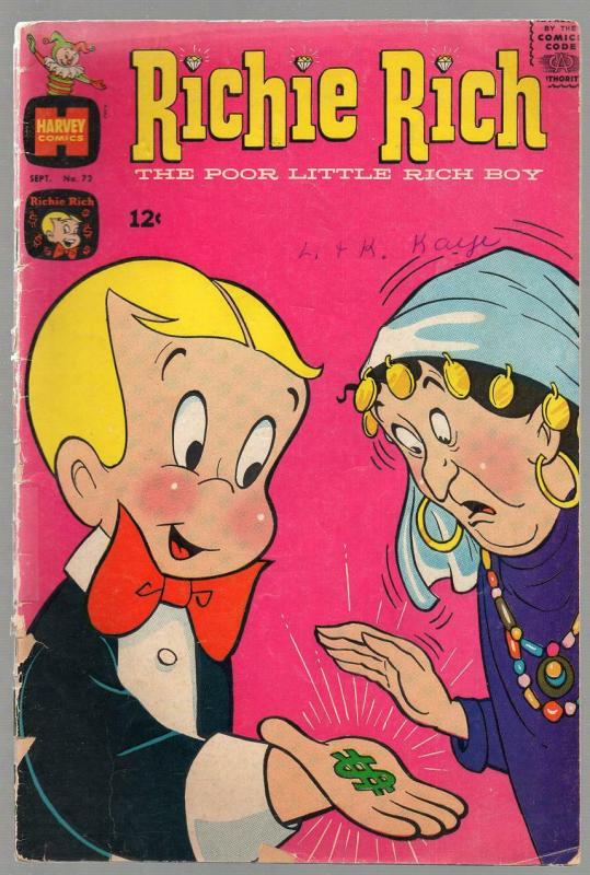 RICHIE RICH  (1960-1991) 73 PR-FR Sept. 1968