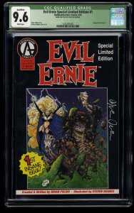 Evil Ernie Special Limited Edition #1 CGC NM+ 9.6 White Pages Signed by Pulido!