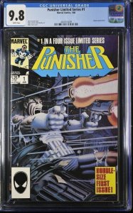 (1986) THE PUNISHER LIMITED SERIES #1 CGC 9.8 WP! Mike Zeck Art!