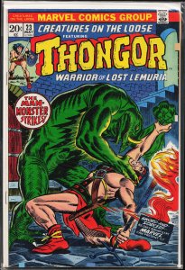 Creatures on the Loose #23 (1973) Thongor