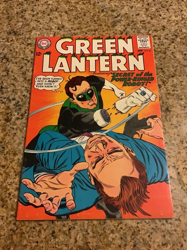 Green Lantern #36 (1965) High-Grade VF/NM 1st Power Ring Robot! Utah Certificate