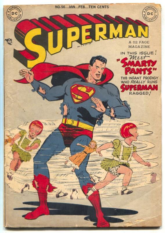 Superman Comics #56 1949- PRANKSTER- DC Golden Age VG