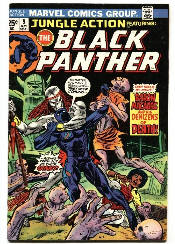 JUNGLE ACTION #9 1974 BLACK PANTHER issue- comic book