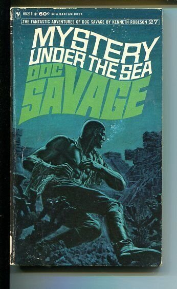 DOC SAVAGE-MYSTERY UNDER THE SEA-#27-ROBESON-VG-JAMES BAMA COVER VG