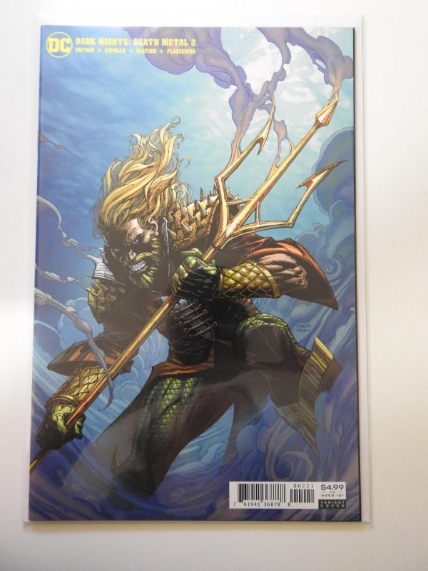 Dark Nights: Death Metal #2 David Finch Aquaman Variant Cover (2020)