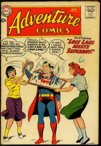 ADVENTURE COMICS #261-1959-SUPERBOY-ORIGIN AQUAMAN-RARE VG-