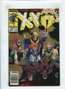 UNCANNY X MEN #252 (9.2) WHERE IS WOLVERINE 1989