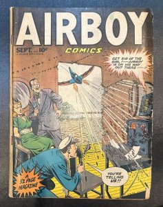 (1948) AIRBOY COMICS VOL 5 #8 Pre Code War Golden Age!
