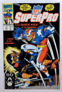 NFL Superpro #2 (Nov 1991, Marvel) FN  