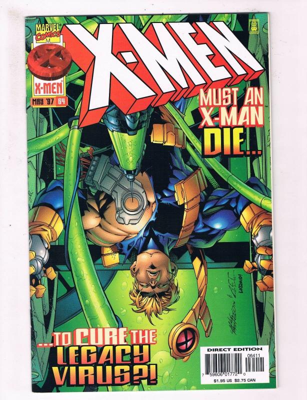 X-Men # 64 VF/NM Marvel Comic Books Wolverine Magneto Gambit Rogue Cyclops!! SW8